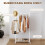 Homcom Burro para Ropa Blanco 68 x 43 x 171 cm 4