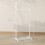 Homcom Burro para Ropa Blanco 68 x 43 x 171 cm 3