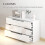 Homcom Cómoda Blanco 120 x 40 x 75 cm 4