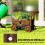 Outsunny Jardinera con Rueda Marrón 68 x 38 x 52 cm 5