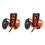 2X Trimmer Shoulder Strap Padded Universal Adjustable Weed Eater Harness Double Shoulder Harness for Weed Trimmer Orange 1