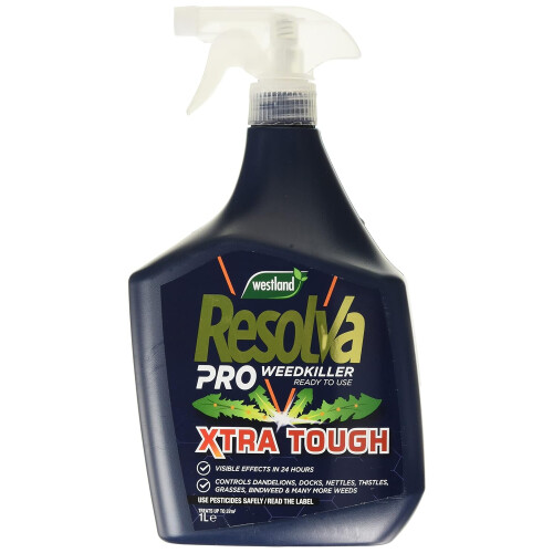 Westland Resolva Pro Weedkiller Xtra Tough Concentrate 1L Systemic Weedkiller