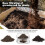 2 Peças Peneiras de Solo, Filtros de Solo para Jardinagem, Peneiras de Composto de Jardim com Tela de Malha de 1/4 Polegadas e 1/12 Polegadas 7