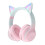 Ασύρματα ακουστικά Bluetooth για παιδιά 5.1, RGB Ears, πτυσσόμενα με μικρόφωνο και έλεγχο 2