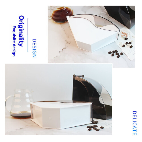 Coffee Filter Paper Storage Rack with Stand for 100 Sheets 2