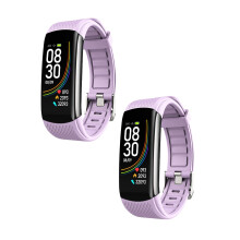 Slimme armband met kleurenscherm, Bluetooth, geschikt voor sporten, zuurstofmeting en slaap (cadeau-armband) *2 stuks