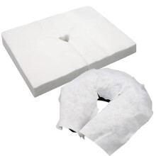 100PCS Disposable Face Cradle Covers, Ultra Soft, Non-Sticking Massage Face Covers, Disposable Beauty Pillowcase Kit
