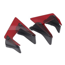 Motorcycle Sport Downforce Naked Side Spoilers Aerodynamic Wind Wing Deflector for MT-07 MT07 MT 07 18-20 Red