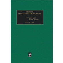 Research on Negotiation in Organizations Hardcover Book