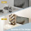 5-Tier Bookshelf - Wood - Cloud White - Space-Saving Corner Design 3