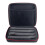 Draagbare opbergtas voor microfoon, 4-vaks microfoonorganizer, schokbestendig 1