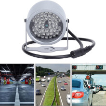 IR-belysning, infrarødt nattlys 48 LED-nattlys vanntett IR-infrarødt lys for innendørs bruk