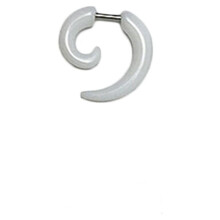 1 stk. unisex spiral øreprop båre kødtunnel målere piercingsmykker gave
