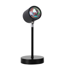 Lampe de projection YOBOLK Sunset, 16 couleurs + rotation à 360, lumière d'ambiance effet vague, compatible avec la décoration intérieure