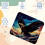 Πολύχρωμο Mouse Pad Cloud Eagle 8,3'' x 9,8'', Αντιολισθητική Βάση από Λαστιχένιο, Τετράγωνο 3