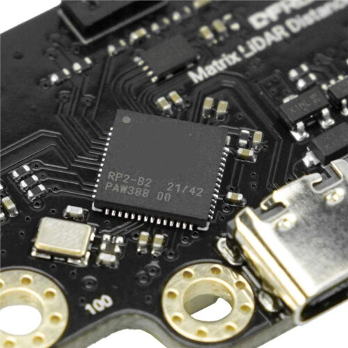 DFRobot 8x8 Matrix ToF 3D Distance Sensor Depth Cameras RP2040 I2C UART 3.5m Range for Robot Avoidance  Automation 1