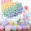 BalõEs de Festa Coloridos em Tons PastéIs, Pacote de 100, 10 Polegadas, Macaron, BalõEs Arco-íRis Variados para DecoraçãO de Festa de Chá de 6