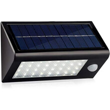 LINLIN mozgásérzékelős napelemes biztonsági reflektorok, 400LM32LED szuperfényes vízálló vezeték nélküli kültéri fali lámpa