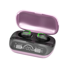 EQWLJWE XG02 Écouteurs intra-auriculaires Bluetooth 5.1 sans fil, étanches IPX5, basses profondes, longue autonomie en veille, avec micro intégré