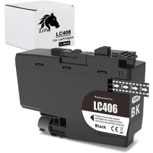 LC406BK inktcartridges voor Brother printers, compatibele LC406Black inktcartridge vervanging voor Brother