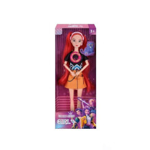 (Red) Kpop Hunters Demon Singing Collectible Moveable Joint Figure Toys Cosplay Kid