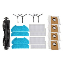 17 Pcs for Redkey R10 Vacuum Accessories Main Side Brush Mop Filter Dust Bags
