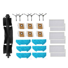 25 Pcs for Redkey R10 Vacuum Accessories Main Side Brush Mop Filter Dust Bags