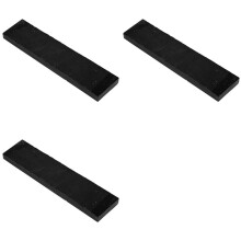 3X Matériau Ancien en Ébène Ukulele Guitare Violon Manche Instrument Matière Première Vierge Accessoires pour Instruments de Bricolage