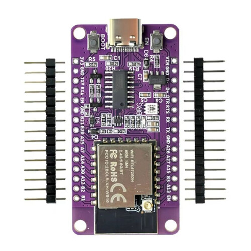 2X RTL8720DN Dual-Band WiFi  Module NICEMCU BW16 Development Board Onboard IPEX Antenne, Ongelast 1