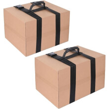 Carrying Strap with Handle, Heavy Duty Handheld Belt Adjustable H-Shaped Carry Straps for Safely Moving and Lifting Box
