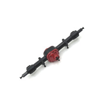 2X Ensemble D'Essieux Avant et Arrière pour MNMODEL 1/12 MN82 LC79 MN78, Pièces de Voiture Télécommandées, Mise à Niveau en Métal Noir
