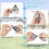 3 Pcs Bird Scare Discs Set, Bird Reflectors Wind Spinner, Extra Sparkly Drop-Shape Wind Spinner Bird Devices 3