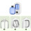 LCD Aromatherapy Machine Air Freshener Automatic Sprayer Essential Oil Perfume Diffuser Dormitory Dormitory Deodorizer A 6