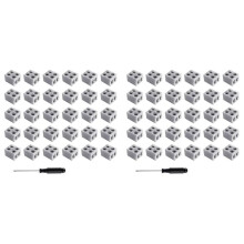 60 Stück LED-Lichtstreifen-Anschlüsse, Lötfreie 2-Polige 8-mm-LED-Anschlüsse, Streifen-zu-Kabel für 5-24 V Einfarbiges LED-Lichtband