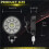 4X Car LED Work Light 3 Inch Round LED Floodlight Auxiliary Light Offroad Modification Light 3