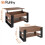 Lift-Top Coffee Table with Storage, Oak & Black 1