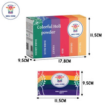 Holi Color Powder Set, 6x100g, Multicolor for Events