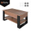Lift-Top Coffee Table with Storage, Oak & Black 3