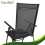 Folding Garden Chairs, Set of 2, Black, Adjustable 5