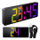 Réveil LED avec affichage couleur et alimentation USB 2