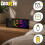 Réveil LED avec affichage couleur et alimentation USB 4