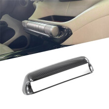 Car Air Conditioner AC Button Decorative Cover Trim Carbon Fiber Color for