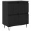VidaXL vidaXL Sideboards 3 pcs Black Oak 3