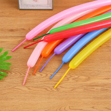 100 Szt. DłUgie Balony Lateksowe Nadmuchiwane Kolorowe SkręCane Balony Zaopatrzenie Firm Globos do Dekoracji Imprez - żółTy