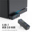 Hub USB 3.0 com 4 Portas (3 USB 3.0 e 1 Tipo C) para Steam Machine, para PS5, PC e Laptop. Conexão de 5 Gbps. Conecte e Use. 2
