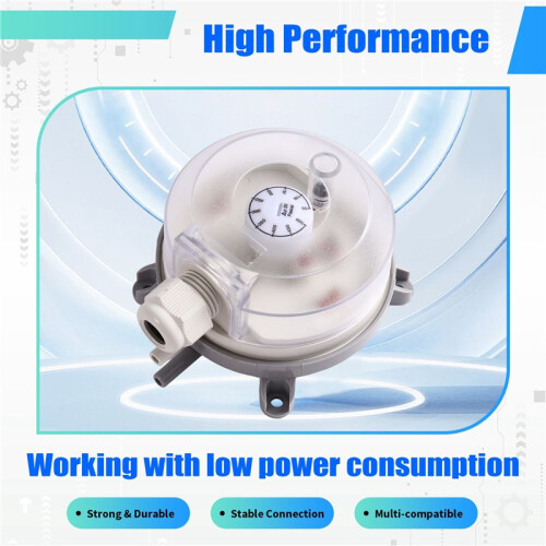 Micro Differential Pressure  Air 50-500Pa -20-85C Adjustable Filter Fan Ventilation Gas Sensor 2