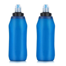 2X 500 Ml Filtre à Eau Bouteille Filtre à Eau Paille Doux Pliant Sac D'Eau Filtrée en Plein Air pour Sport Camping Randonnée Cyclisme