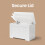 Entryway Storage Cabinet - MDF - White - Multi-functional Shoe Bench and Toy Box 5