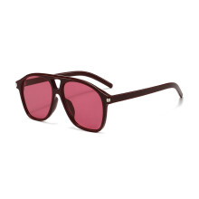 (Wine Red )Modern Eyewear With Fullframe Structure And Uv Shield For Fashionforward Outdoor Style