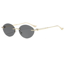 (Gray)Unisex Cat Eye Glasses Summer Uv400 Pc Lenses Stylish Sunglasses Outdoor